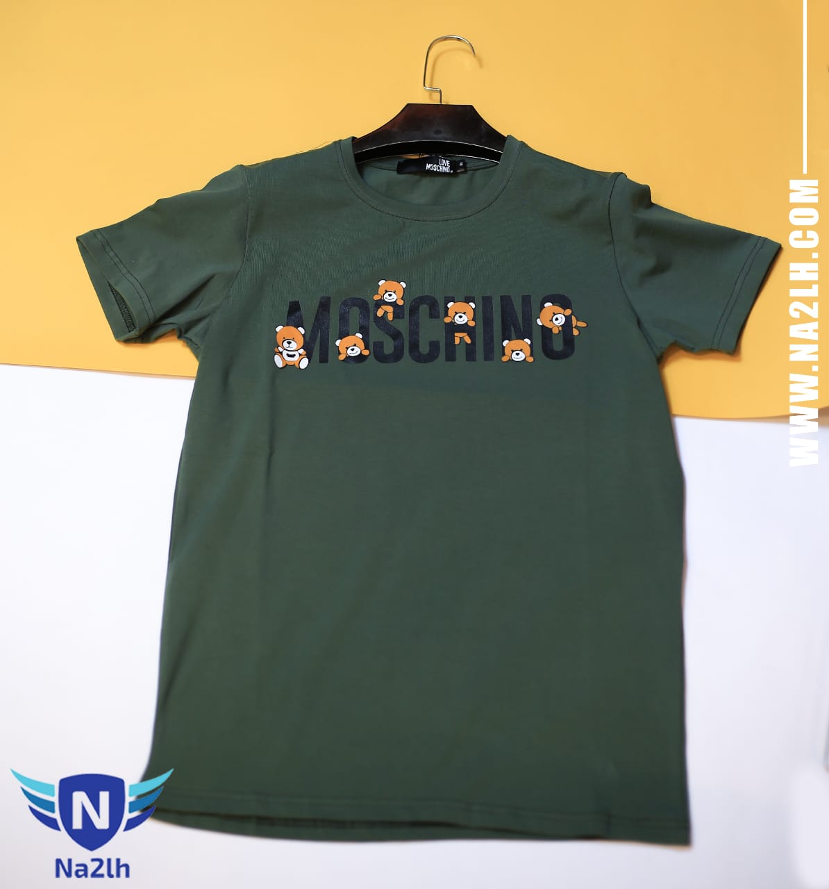 تيشرت قطن برقبة دائرية